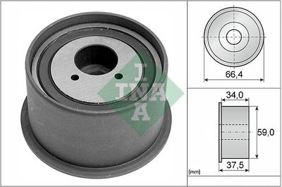 Deflection Pulley/Guide Pulley, timing belt Schaeffler INA 532 0366 20