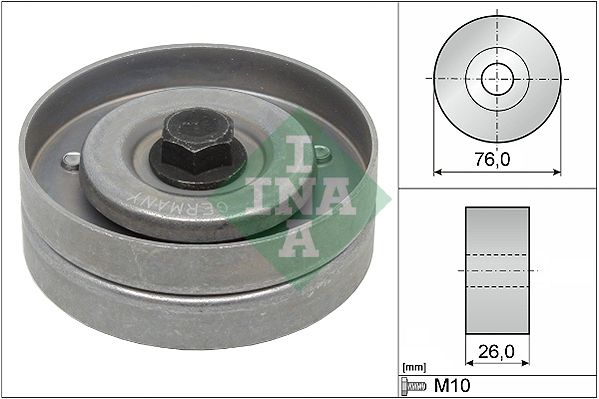 Schaeffler INA 532 0402 30 Deflection/Guide Pulley, V-ribbed belt