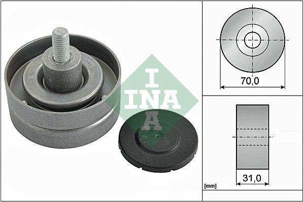 Schaeffler INA 532 0415 10 Deflection/Guide Pulley, V-ribbed belt