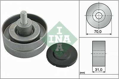 Deflection/Guide Pulley, V-ribbed belt Schaeffler INA 532 0415 10