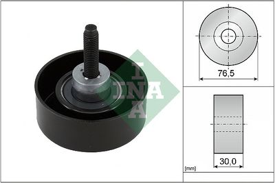 Deflection/Guide Pulley, V-ribbed belt Schaeffler INA 532 0458 10