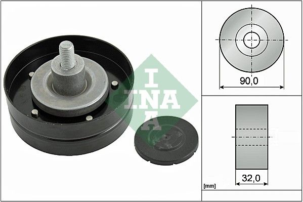 Schaeffler INA 532 0469 10 Deflection/Guide Pulley, V-ribbed belt