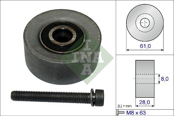 Schaeffler INA 532 0472 10 Deflection Pulley/Guide Pulley, timing belt