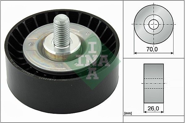 Schaeffler INA 532 0475 10 Deflection/Guide Pulley, V-ribbed belt