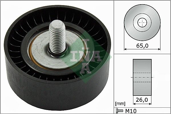 Schaeffler INA 532 0479 10 Deflection/Guide Pulley, V-ribbed belt