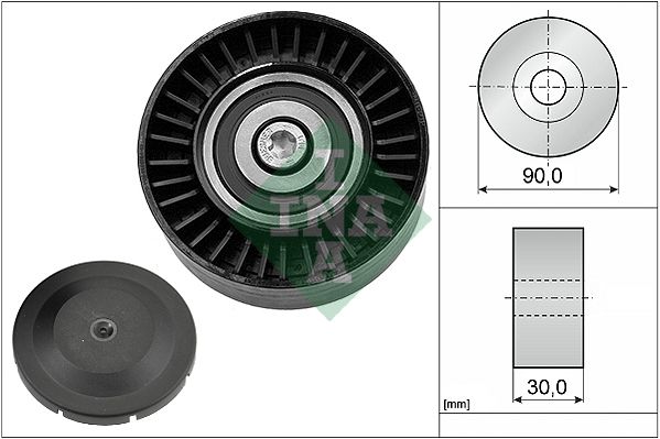Schaeffler INA 532 0514 10 Deflection/Guide Pulley, V-ribbed belt