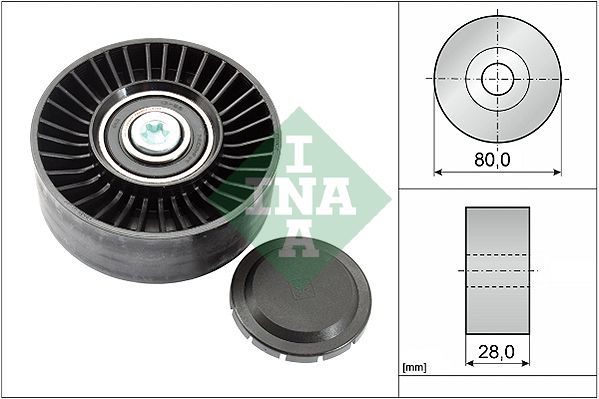 Schaeffler INA 532 0515 10 Deflection/Guide Pulley, V-ribbed belt