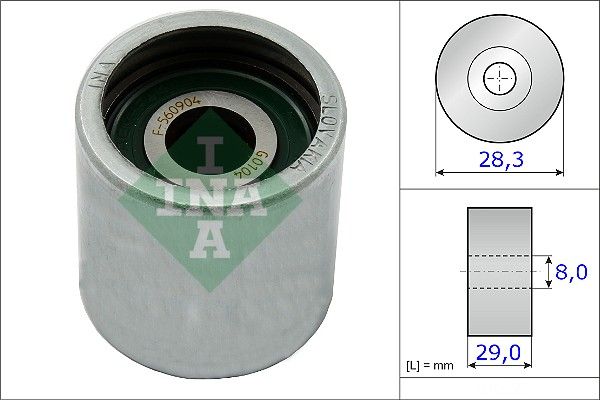 Schaeffler INA 532 0522 10 Deflection Pulley/Guide Pulley, timing belt