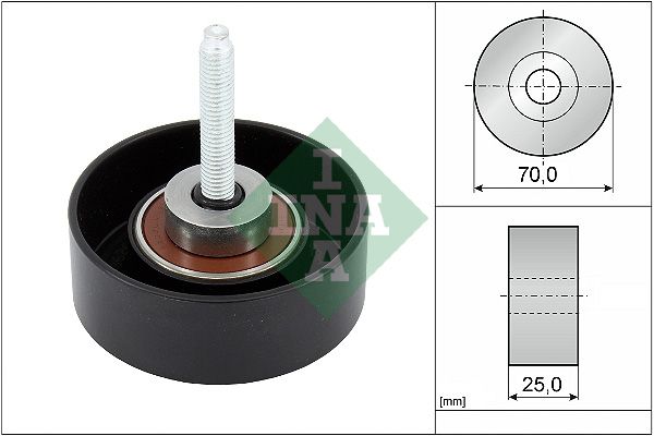 Schaeffler INA 532 0541 10 Deflection/Guide Pulley, V-ribbed belt