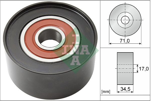 Schaeffler INA 532 0542 10 Deflection/Guide Pulley, V-ribbed belt