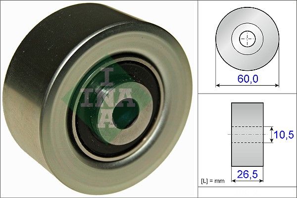 Schaeffler INA 532 0561 10 Deflection/Guide Pulley, V-ribbed belt
