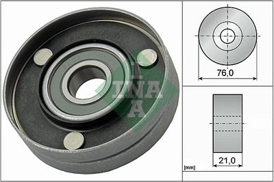 Deflection/Guide Pulley, V-ribbed belt Schaeffler INA 532 0567 10