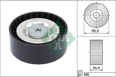 Deflection/Guide Pulley, V-ribbed belt Schaeffler INA 532 0571 10