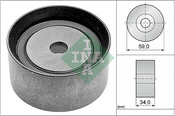 Schaeffler INA 532 0586 10 Deflection Pulley/Guide Pulley, timing belt
