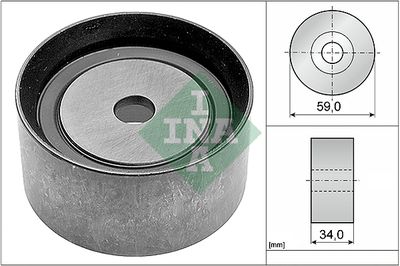 Deflection Pulley/Guide Pulley, timing belt Schaeffler INA 532 0586 10