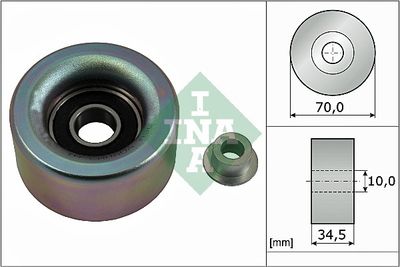 Deflection/Guide Pulley, V-ribbed belt Schaeffler INA 532 0590 10