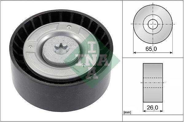 Schaeffler INA 532 0608 10 Deflection/Guide Pulley, V-ribbed belt