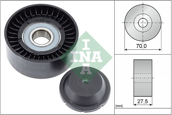 Schaeffler INA 532 0610 10 Deflection/Guide Pulley, V-ribbed belt