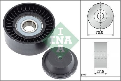 Deflection/Guide Pulley, V-ribbed belt Schaeffler INA 532 0610 10