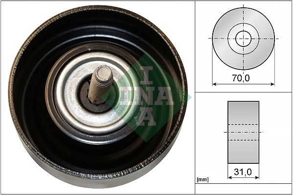 Schaeffler INA 532 0614 10 Deflection/Guide Pulley, V-ribbed belt