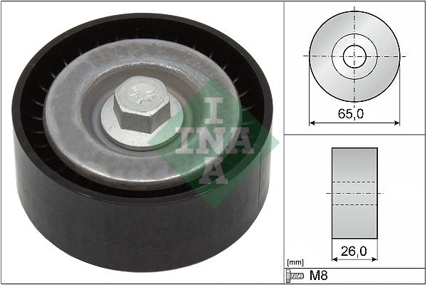 Schaeffler INA 532 0621 10 Deflection/Guide Pulley, V-ribbed belt