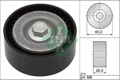 Deflection/Guide Pulley, V-ribbed belt Schaeffler INA 532 0621 10