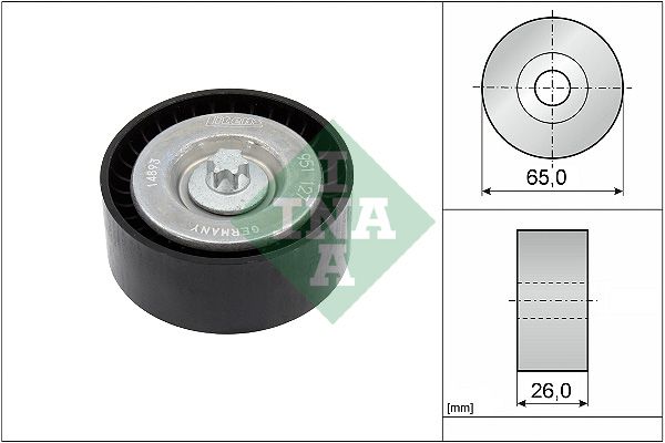 Schaeffler INA 532 0630 10 Deflection/Guide Pulley, V-ribbed belt