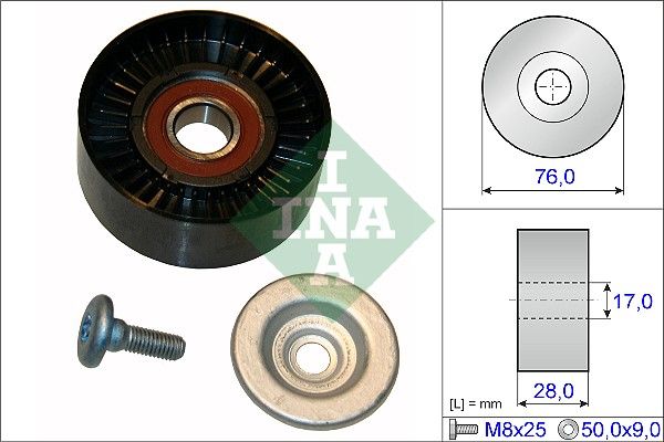 Schaeffler INA 532 0648 10 Deflection/Guide Pulley, V-ribbed belt