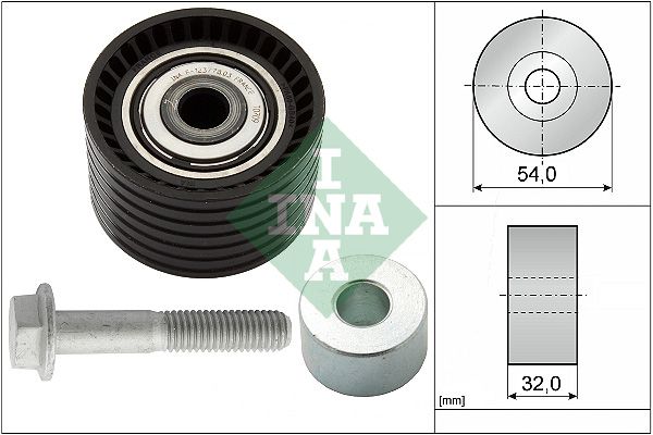Schaeffler INA 532 0654 10 Deflection Pulley/Guide Pulley, timing belt