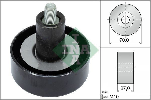 Schaeffler INA 532 0657 10 Deflection/Guide Pulley, V-ribbed belt