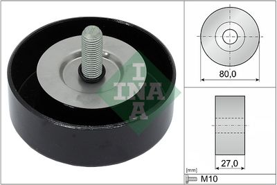 Deflection/Guide Pulley, V-ribbed belt Schaeffler INA 532 0658 10