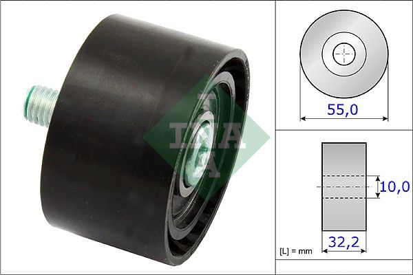 Schaeffler INA 532 0659 10 Deflection/Guide Pulley, V-ribbed belt