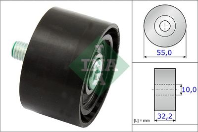 Deflection/Guide Pulley, V-ribbed belt Schaeffler INA 532 0659 10