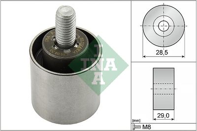 Deflection Pulley/Guide Pulley, timing belt Schaeffler INA 532 0661 10