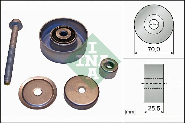 Schaeffler INA 532 0665 10 Deflection/Guide Pulley, V-ribbed belt