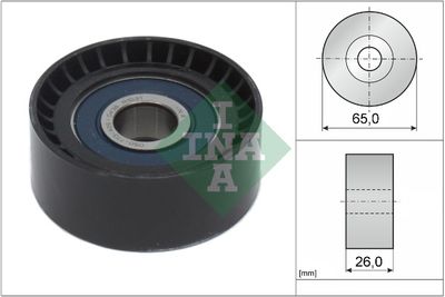 Deflection/Guide Pulley, V-ribbed belt Schaeffler INA 532 0666 10