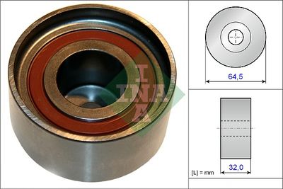 Deflection Pulley/Guide Pulley, timing belt Schaeffler INA 532 0675 10