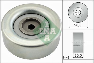 Deflection/Guide Pulley, V-ribbed belt Schaeffler INA 532 0693 10