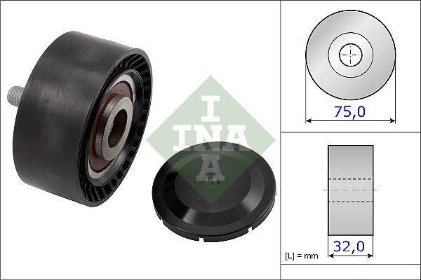 Schaeffler INA 532 0722 10 Deflection/Guide Pulley, V-ribbed belt