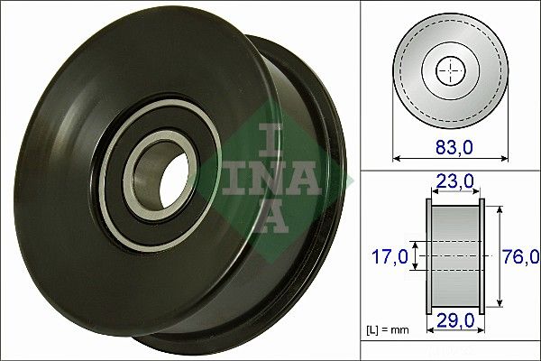 Schaeffler INA 532 0730 10 Deflection/Guide Pulley, V-ribbed belt
