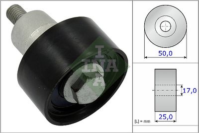 Deflection Pulley/Guide Pulley, timing belt Schaeffler INA 532 0753 10