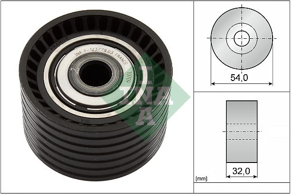 Schaeffler INA 532 0774 10 Deflection Pulley/Guide Pulley, timing belt