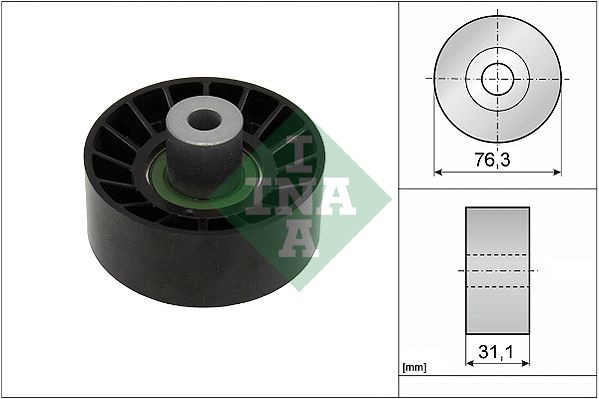 Schaeffler INA 532 0776 10 Deflection/Guide Pulley, V-ribbed belt