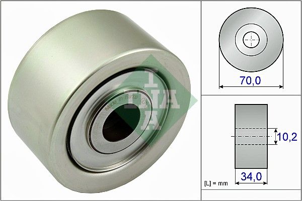 Schaeffler INA 532 0778 10 Deflection/Guide Pulley, V-ribbed belt
