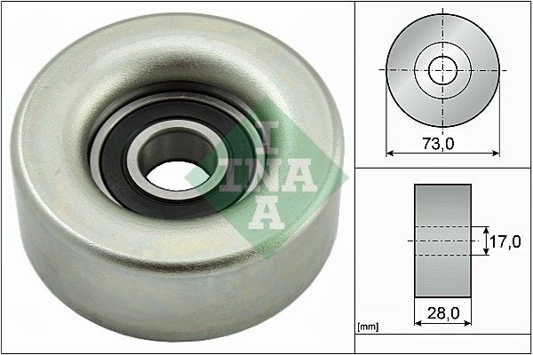Schaeffler INA 532 0783 10 Deflection/Guide Pulley, V-ribbed belt
