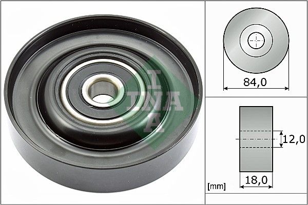 Schaeffler INA 532 0785 10 Deflection/Guide Pulley, V-ribbed belt