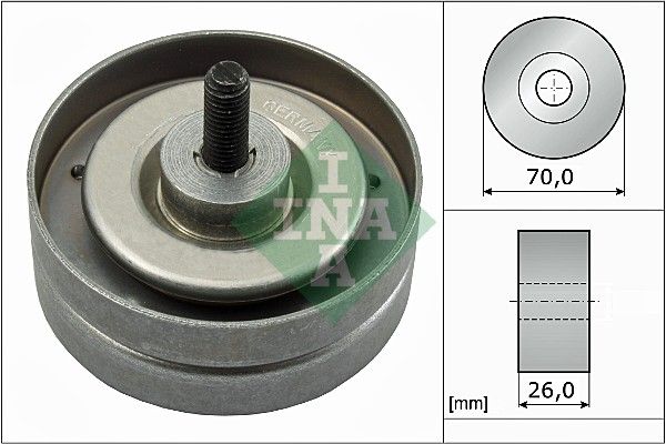 Schaeffler INA 532 0789 10 Deflection/Guide Pulley, V-ribbed belt