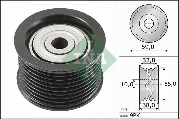 Schaeffler INA 532 0791 10 Deflection/Guide Pulley, V-ribbed belt