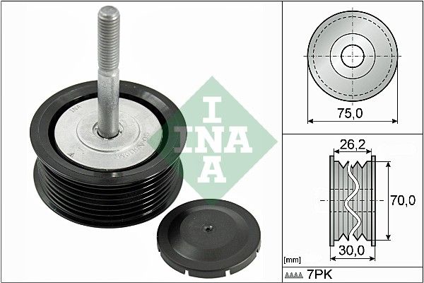 Schaeffler INA 532 0792 10 Deflection/Guide Pulley, V-ribbed belt
