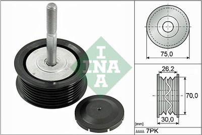 Deflection/Guide Pulley, V-ribbed belt Schaeffler INA 532 0792 10